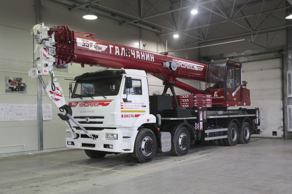 Фотография - Автокран КС-55721-2В-1 стрела 41 м овалоид на шасси КАМАЗ-65201