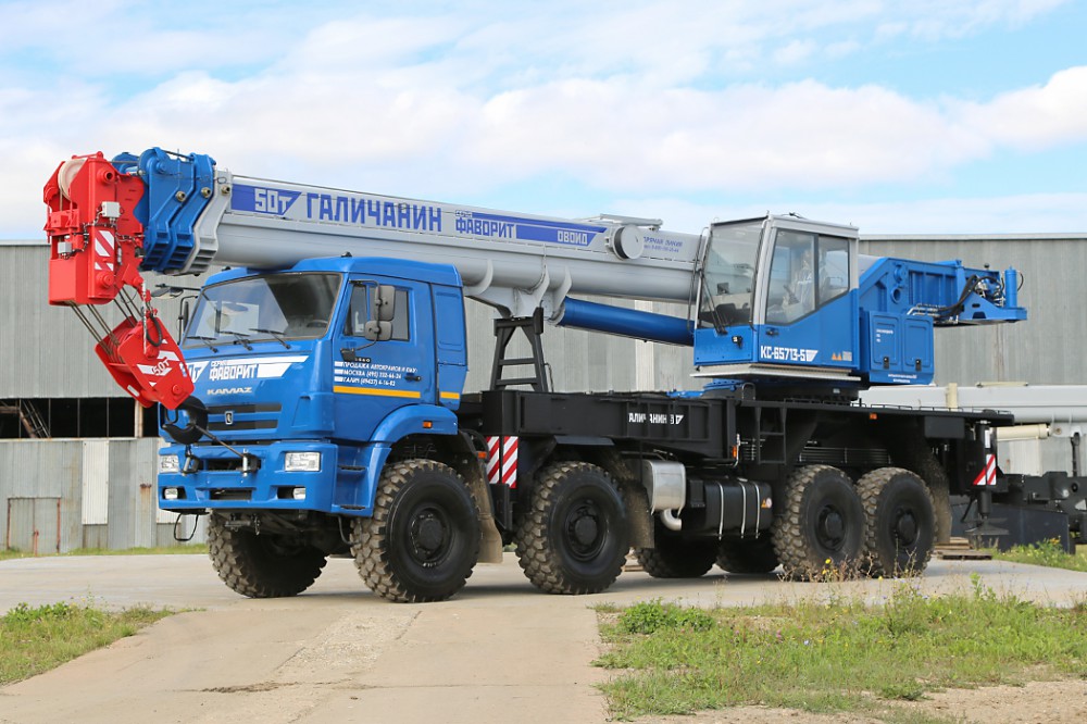 Фотография - Автокран КС-65713-5 "Фаворит" стрела 34.5 м овоид на шасси КАМАЗ-6560 (8*8)