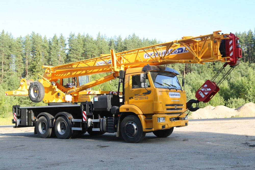 Фотография - Автокран КС-55713-1Л-1 стрела 24 м овоид на шасси КАМАЗ-65115 (6*4)