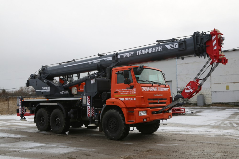 Фотография - Автокран КС-55729-5В-3 "ГРАФИТ" стрела 31.2 м овоид на шасси КАМАЗ-43118 (6*6)