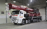 Фотография - Автокран КС-55721-2В-1 стрела 41 м овалоид на шасси КАМАЗ-65201