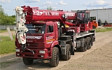 Фотография - Автокран КС-55721-5В-1 стрела 41 м овалоид на шасси КАМАЗ-6560