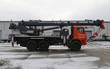 Фотография - Автокран КС-55729-5В-4 "ГРАФИТ" стрела 34 м овоид на шасси КАМАЗ-43118 (6*6)