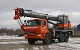 Фотография - Автокран КС-55729-5В-4 "ГРАФИТ" стрела 34 м овоид на шасси КАМАЗ-43118 (6*6)